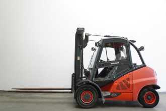 Used Forklift Truck LINDE H 50 D EVO 394-02 DIESEL VIERRADFRONTSTAPLER (13047137)