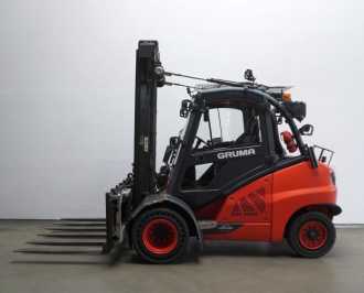 Used Forklift Truck LINDE H 50 D EVO 394-02 DIESEL VIERRADFRONTSTAPLER (13063128)