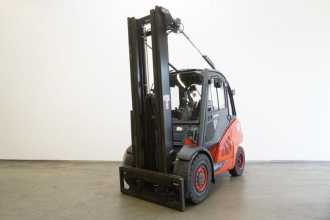 Used Forklift Truck LINDE H 50 D EVO 394-02 DIESEL VIERRADFRONTSTAPLER (13068354) backdrop