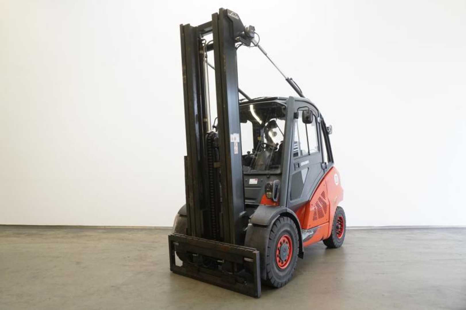 Used Forklift Truck LINDE H 50 D EVO 394-02 DIESEL VIERRADFRONTSTAPLER (13068354)