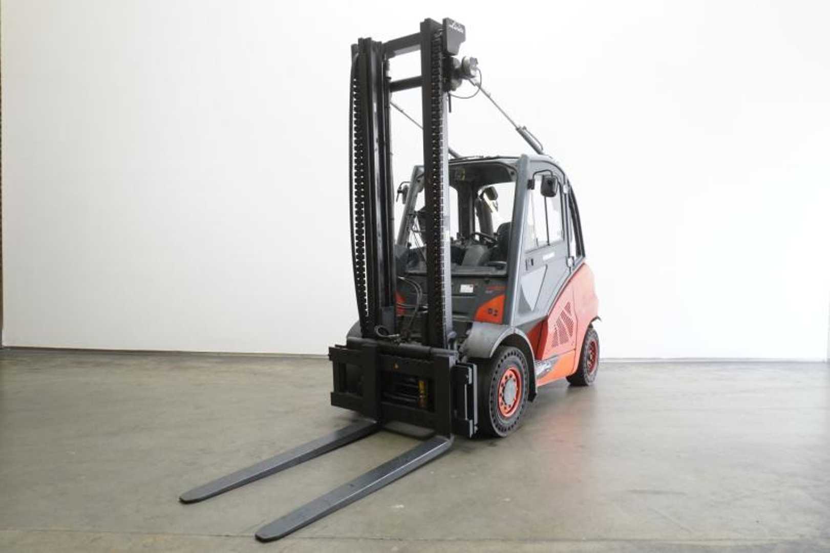 Used Forklift Truck LINDE H 50 D EVO 394-02 DIESEL VIERRADFRONTSTAPLER (13068879)