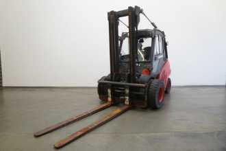 Used Forklift Truck LINDE H 50 D EVO 394-02 DIESEL VIERRADFRONTSTAPLER (13069278) backdrop