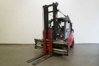 Used Forklift Truck LINDE H 50 D EVO 394-02 DIESEL VIERRADFRONTSTAPLER (13069884) backdrop
