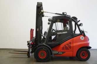 Used Forklift Truck LINDE H 50 D EVO 394-02 DIESEL VIERRADFRONTSTAPLER (13069884)