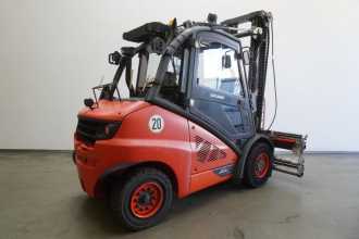 Used Forklift Truck LINDE H 50 D EVO 394-02 DIESEL VIERRADFRONTSTAPLER (13070588)