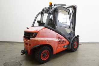 Used Forklift Truck LINDE H 50 D EVO 394-02 DIESEL VIERRADFRONTSTAPLER (13071119)