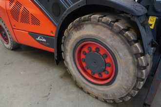 Used Forklift Truck LINDE H 50 T/600 EVO 394-02 GAS VIERRADFRONTSTAPLER (13049003)