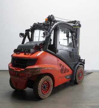 Used Forklift Truck LINDE H 50 T/600 EVO 394-02 GAS VIERRADFRONTSTAPLER (13063123)