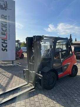 Used Forklift Truck LINDE H 50D-01/600 Neumaschine Containerfähig  DIESEL VIERRADFRONTSTAPLER (12495414)