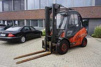 Used Forklift Truck LINDE H 50D-02/600 - 2021er DIESEL VIERRADFRONTSTAPLER (13053646) backdrop