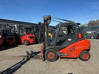 Used Forklift Truck LINDE H 50T-02 - Baujahr 2018 GAS VIERRADFRONTSTAPLER (13039620) backdrop