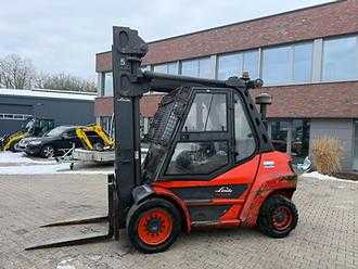 Used Forklift Truck LINDE H 70 D EVO DIESEL VIERRADFRONTSTAPLER (13018742) backdrop