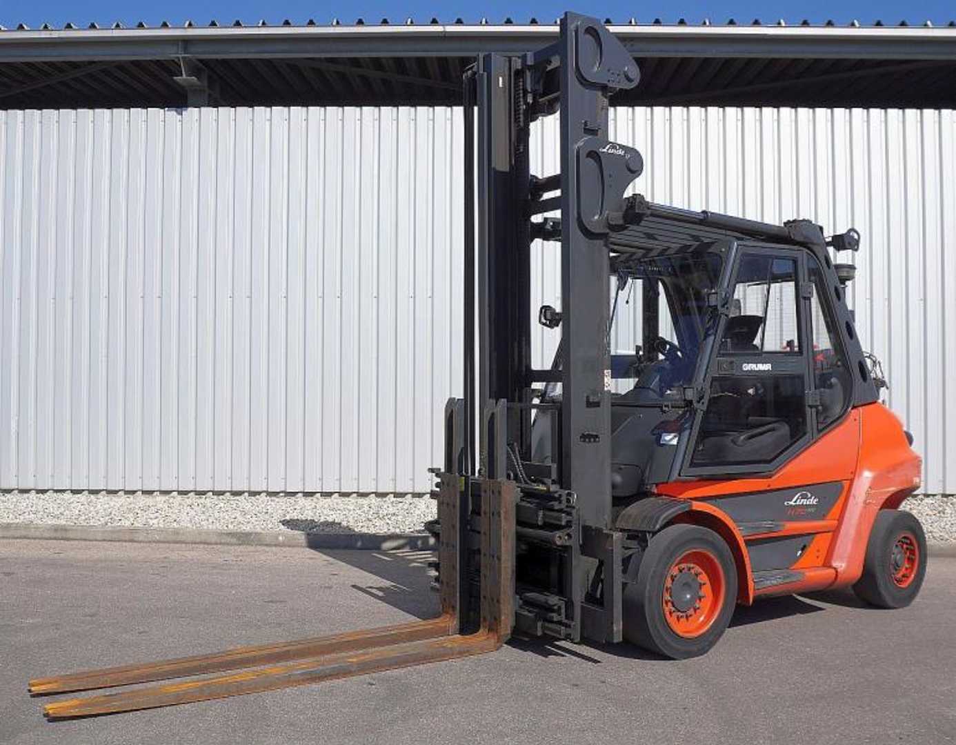 Used Forklift Truck LINDE H 70 T EVO 396-03 GAS VIERRADFRONTSTAPLER (12958502)