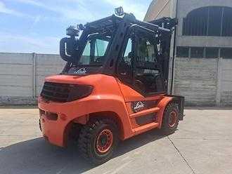 Used Forklift Truck LINDE H 70D DIESEL VIERRADFRONTSTAPLER (13052738)