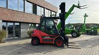 Used Forklift Truck LINDE H 80 D -02 DIESEL VIERRADFRONTSTAPLER (13075240)