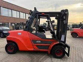 Used Forklift Truck LINDE H 80 D -03 1100  DIESEL VIERRADFRONTSTAPLER (13025263)