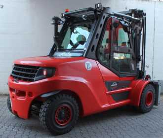 Used Forklift Truck LINDE H 80 D/1100 EVO 396-03 DIESEL VIERRADFRONTSTAPLER (12993139)