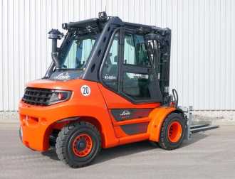 Used Forklift Truck LINDE H 80 D/600 EVO 396-03 DIESEL VIERRADFRONTSTAPLER (13067620)