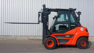 Used Forklift Truck LINDE H 80 D/600 EVO 396-03 DIESEL VIERRADFRONTSTAPLER (13067620)