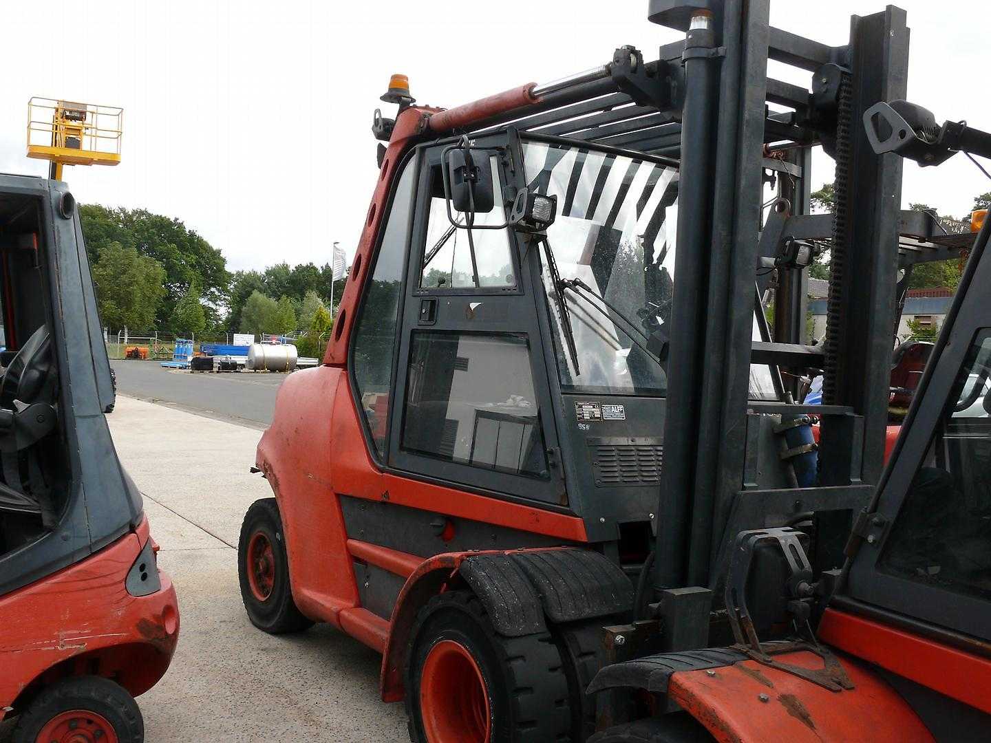 Used Forklift Truck LINDE H 80 D-900 DIESEL VIERRADFRONTSTAPLER (11733960)