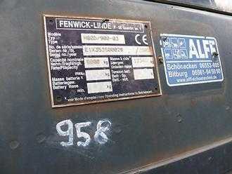 Used Forklift Truck LINDE H 80 D-900 DIESEL VIERRADFRONTSTAPLER (11733960)