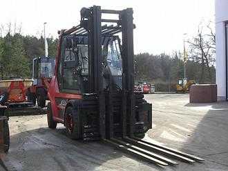 Used Forklift Truck LINDE H 80 D-900 DIESEL VIERRADFRONTSTAPLER (11733960)
