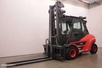 Used Forklift Truck LINDE H 80 D/900 DIESEL VIERRADFRONTSTAPLER (13070690)