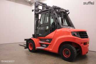 Used Forklift Truck LINDE H 80 D/900 DIESEL VIERRADFRONTSTAPLER (13070690)