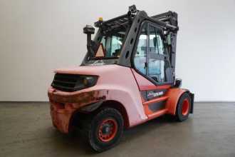 Used Forklift Truck LINDE H 80 D/900 EVO 396-03 DIESEL VIERRADFRONTSTAPLER (12814319)
