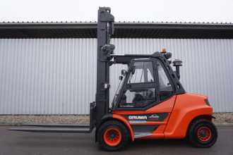 Used Forklift Truck LINDE H 80 D/900 EVO 396-03 DIESEL VIERRADFRONTSTAPLER (13021250)