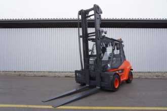 Used Forklift Truck LINDE H 80 D/900 EVO 396-03 DIESEL VIERRADFRONTSTAPLER (13021250)