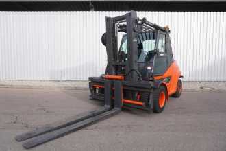 Used Forklift Truck LINDE H 80 D/900 EVO 396-03 DIESEL VIERRADFRONTSTAPLER (13068875) backdrop