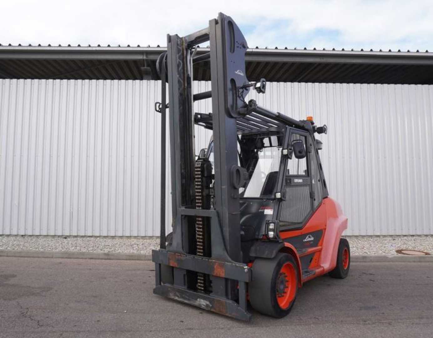 Used Forklift Truck LINDE H 80 D/900 EVO 396-03 DIESEL VIERRADFRONTSTAPLER (13072521)
