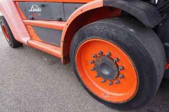 Used Forklift Truck LINDE H 80 D/900 EVO 396-03 DIESEL VIERRADFRONTSTAPLER (13072521)