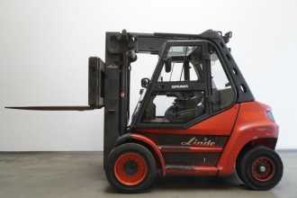 Used Forklift Truck LINDE H 80 D EVO 396-02 DIESEL VIERRADFRONTSTAPLER (13061652)