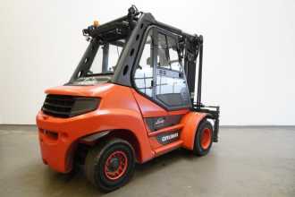 Used Forklift Truck LINDE H 80 D EVO 396-03 DIESEL VIERRADFRONTSTAPLER (12920931)