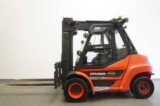 Used Forklift Truck LINDE H 80 D EVO 396-03 DIESEL VIERRADFRONTSTAPLER (12920931)