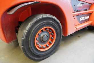 Used Forklift Truck LINDE H 80 D EVO 396-03 DIESEL VIERRADFRONTSTAPLER (12920931)