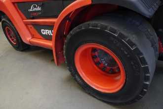 Used Forklift Truck LINDE H 80 D EVO 396-03 DIESEL VIERRADFRONTSTAPLER (12920931)