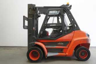 Used Forklift Truck LINDE H 80 D EVO 396-03 DIESEL VIERRADFRONTSTAPLER (13047392)