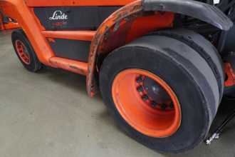 Used Forklift Truck LINDE H 80 D EVO 396-03 DIESEL VIERRADFRONTSTAPLER (13047392)