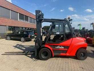 Used Forklift Truck LINDE H 80 T 900 GAS VIERRADFRONTSTAPLER (13060377)