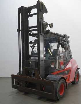 Used Forklift Truck LINDE H 80 T/900 EVO 396-03 GAS VIERRADFRONTSTAPLER (12873391) backdrop