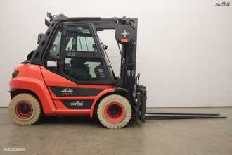 Used Forklift Truck LINDE H 80 T GAS VIERRADFRONTSTAPLER (13041222)