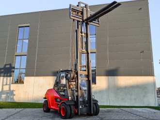 Used Forklift Truck LINDE H 80D-03/1100 DIESEL VIERRADFRONTSTAPLER (12955708)