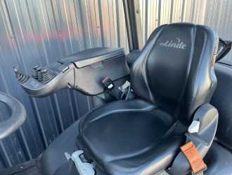 Used Forklift Truck LINDE H14T-01 GAS VIERRADFRONTSTAPLER (13028015)