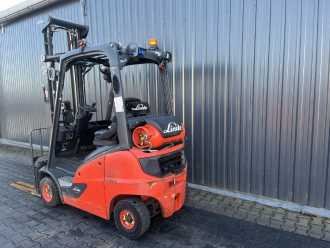 Used Forklift Truck LINDE H14T-01 GAS VIERRADFRONTSTAPLER (13028019)
