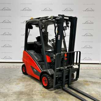 Used Forklift Truck LINDE H14T: 1,4 t GAS VIERRADFRONTSTAPLER (12959557)