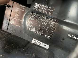 Used Forklift Truck LINDE H16D-01 DIESEL VIERRADFRONTSTAPLER (13059887)