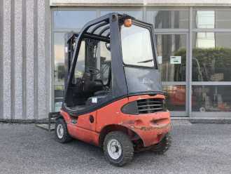 Used Forklift Truck LINDE H16D-03 DIESEL VIERRADFRONTSTAPLER (13059963)